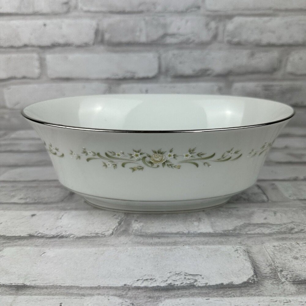 Sango China DEBUTANTE  Japan 3688 9" Oval Serving Vegetable Bowl